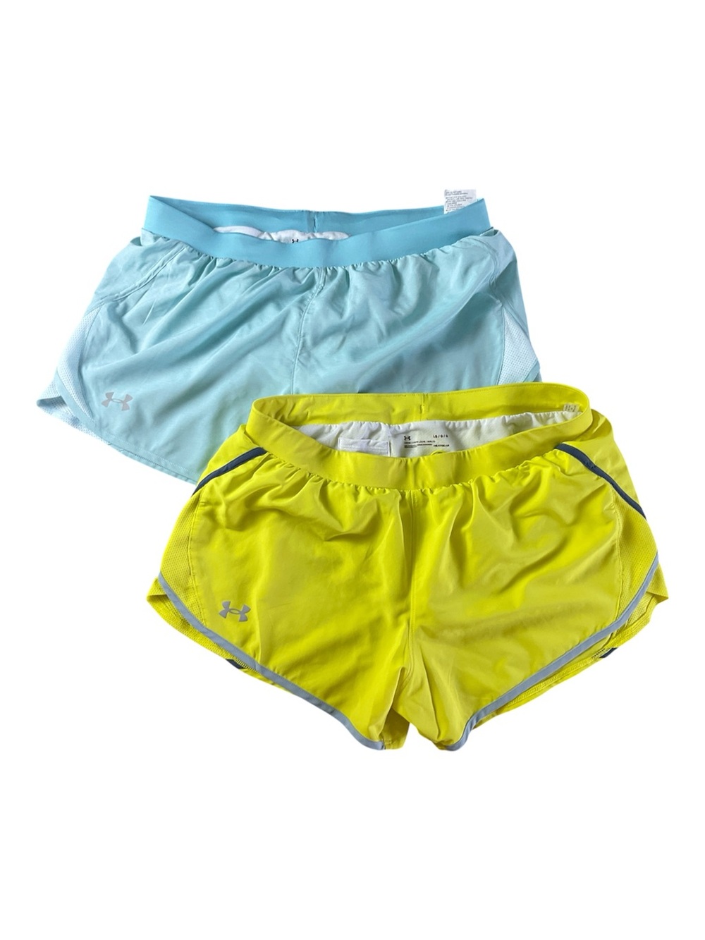 Bundle 2 Under Armour Fly-By 2.0 Running Shorts Activewear Size Large - Picture 2 of 5